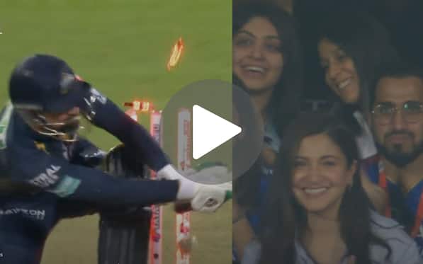 [Watch] Anushka Sharma In All Smiles As Rashid Khan Gets Castled